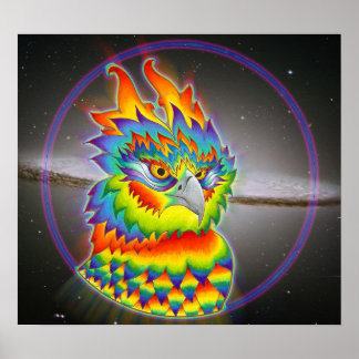 Rainbow Harpy Poster