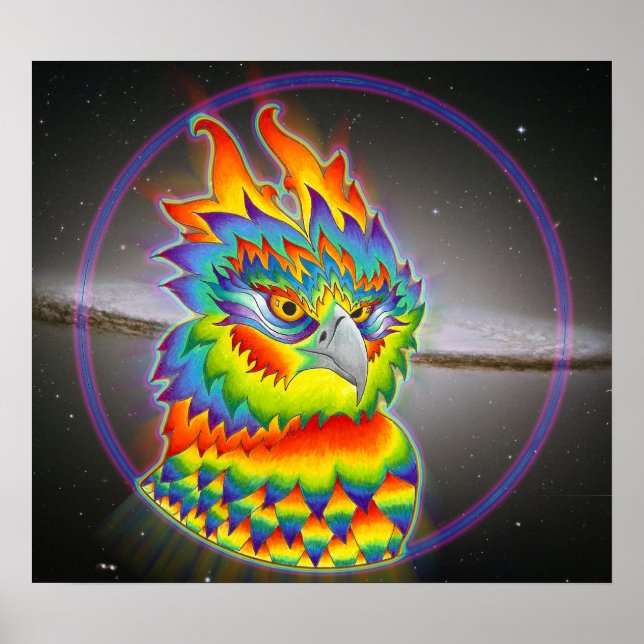 Rainbow Harpy Poster (Framsidan)