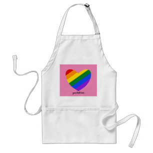 Rainbow Heart #1 Apron Förkläde