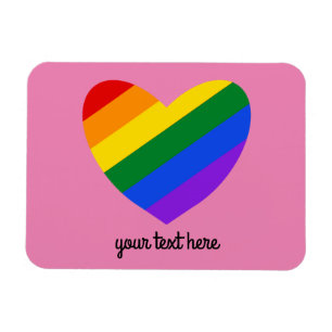 Rainbow Heart #1 Magnet