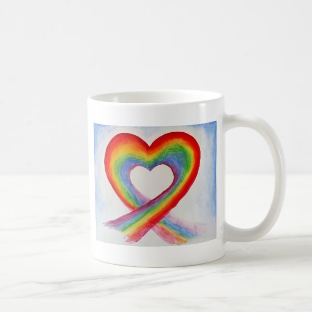 RAINBOW HEART COFFEE MUGG (Höger)