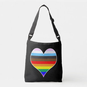 Rainbow Heart Crossbody Bag Axelväska