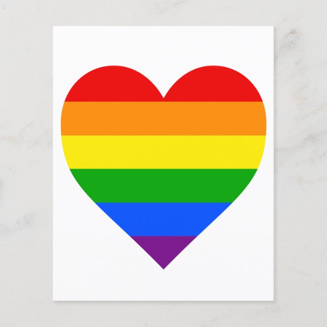 "RAINBOW HEART" FLYGBLAD (Framsidan)