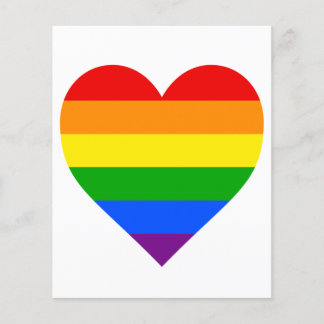 "RAINBOW HEART" FLYGBLAD