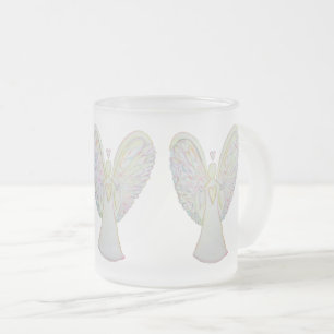 Rainbow Heart Guardian Angel Coffee Kopp eller Mug