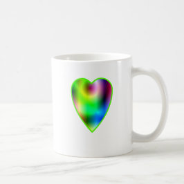 Rainbow Heart Kaffemugg
