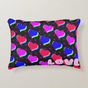 Rainbow Heart Kärlek Prydnadskudde