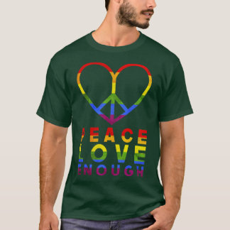 Rainbow Heart LGBT T Shirt