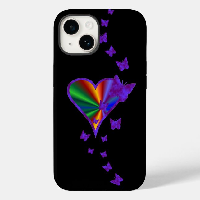 Rainbow Heart och Butterfly (Baksida)