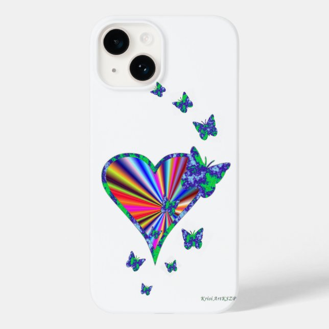 Rainbow Heart och Butterfly (Baksida)