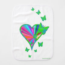 Rainbow Heart och Butterfly