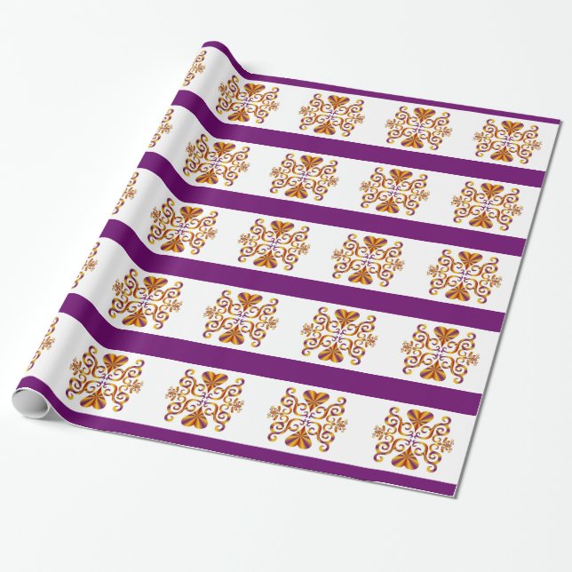 Rainbow Heart och Lily Presentpapper (Utrullad)