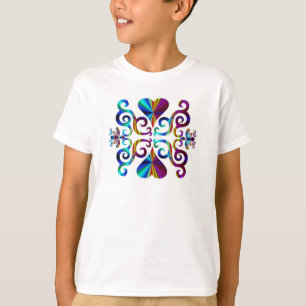 Rainbow Heart och Lily T Shirt