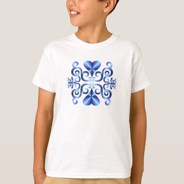 Rainbow Heart och Lily Tee Shirt (Framsida)