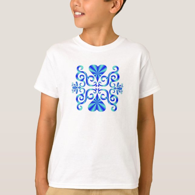 Rainbow Heart och Lily Tee Shirt (Framsida)