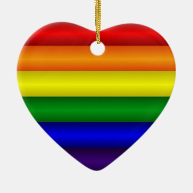 Rainbow Heart Ornament (Framsidan)