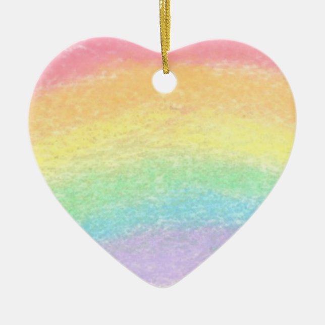 Rainbow Heart - Ornament (Framsidan)