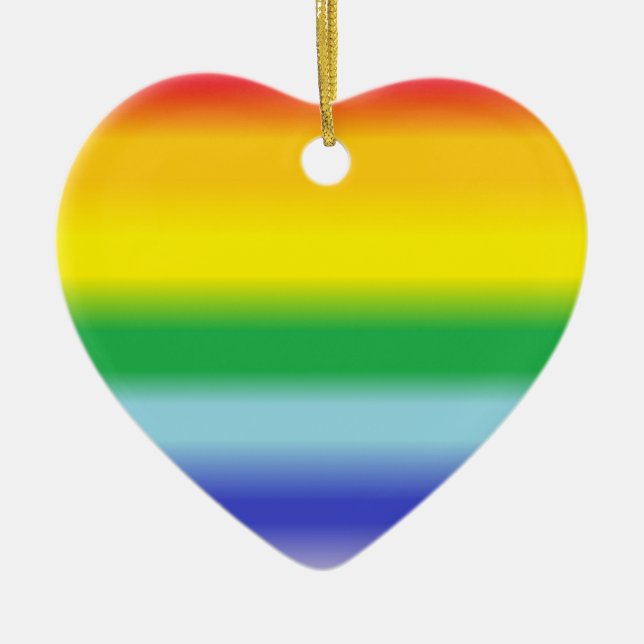 Rainbow Heart Ornament (Framsidan)