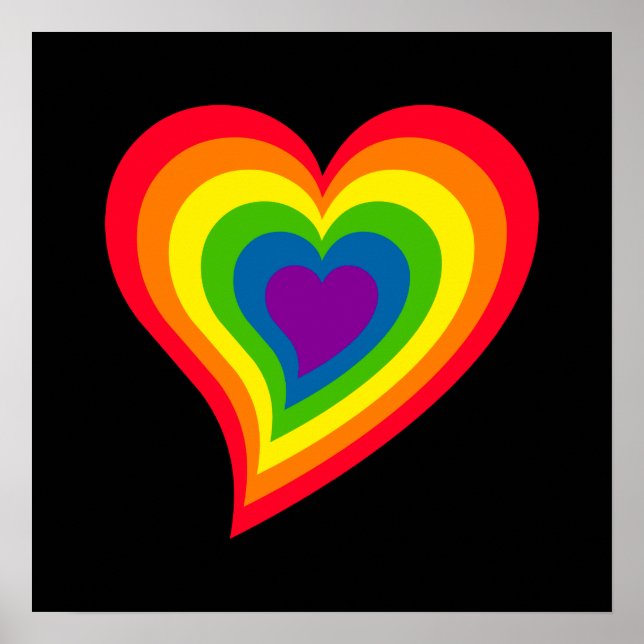 Rainbow Heart poster (Framsidan)