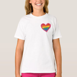 Rainbow Heart Pride, Kärlek Wins Equality, LGBTQ+  T Shirt