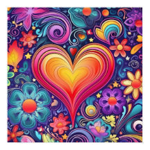 Rainbow Heart-Pridet Poster