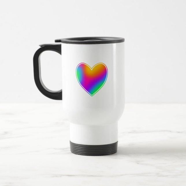 Rainbow Heart Resemugg (Vänster)