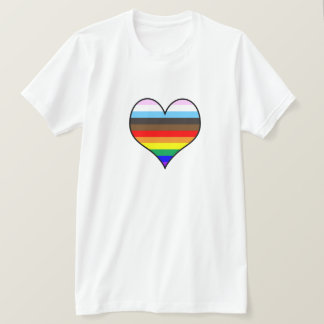 Rainbow Heart T Shirt
