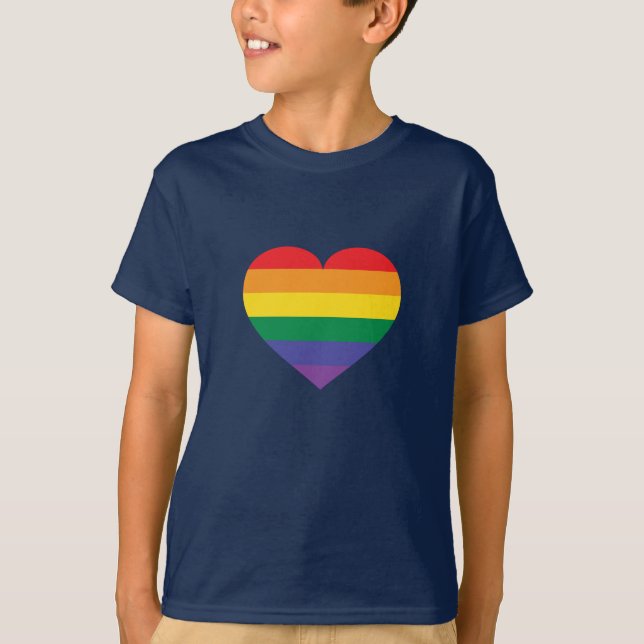 Rainbow Heart Tee (Framsida)
