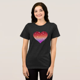 Rainbow Heart Tshirt T Shirt