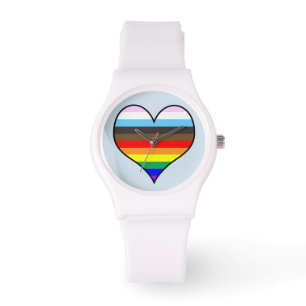 Rainbow Heart Watch Armbandsur
