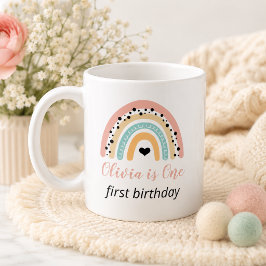 Rainbow & Hearts 1-årsfest Kaffemugg