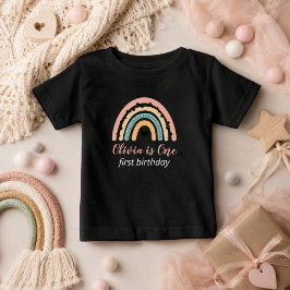 Rainbow & Hearts 1-årsfest T Shirt