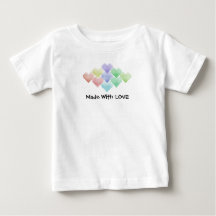 Rainbow Hearts, Baby T-shirt
