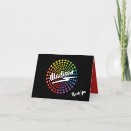 RAINBOW HEARTS Bat mitzvah tackkort