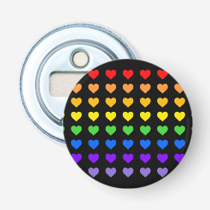 Rainbow Hearts Flasköppnare