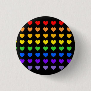Rainbow Hearts Knapp