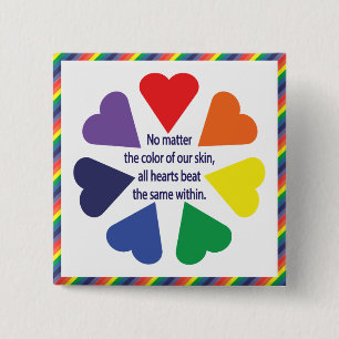 Rainbow Hearts Knapp