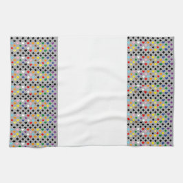 Rainbow Hearts Kökshandduk