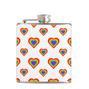 Rainbow Hearts Mönster Fickplunta