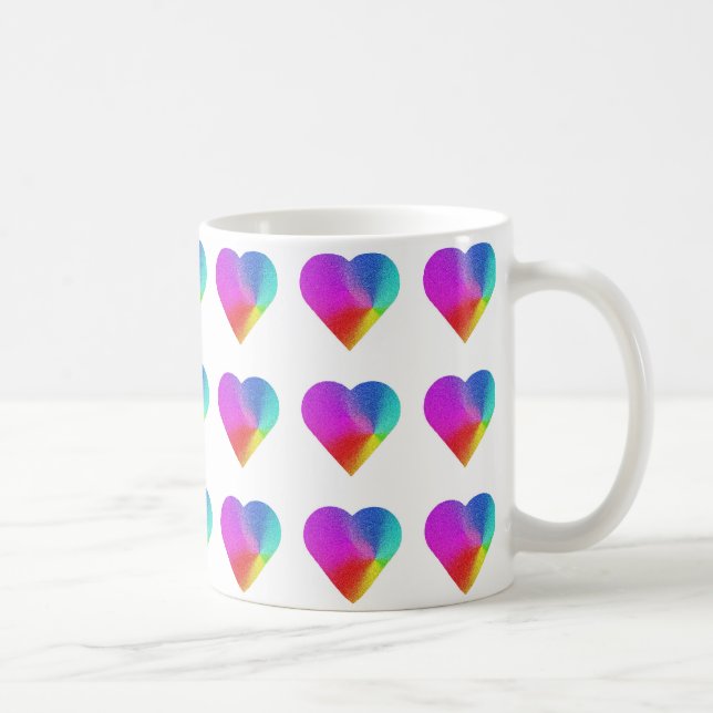 Rainbow Hearts Mugg (Höger)