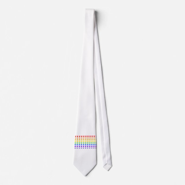 Rainbow Hearts Neck Tie Slips (Framsida)