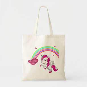 Rainbow Hearts och Unicorn Tygkasse