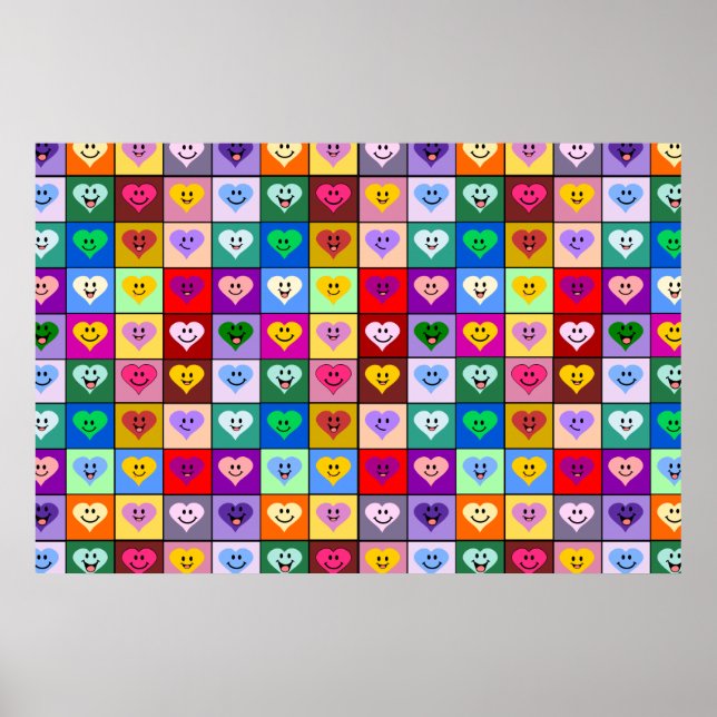 Rainbow Hearts-rutor Poster (Framsidan)