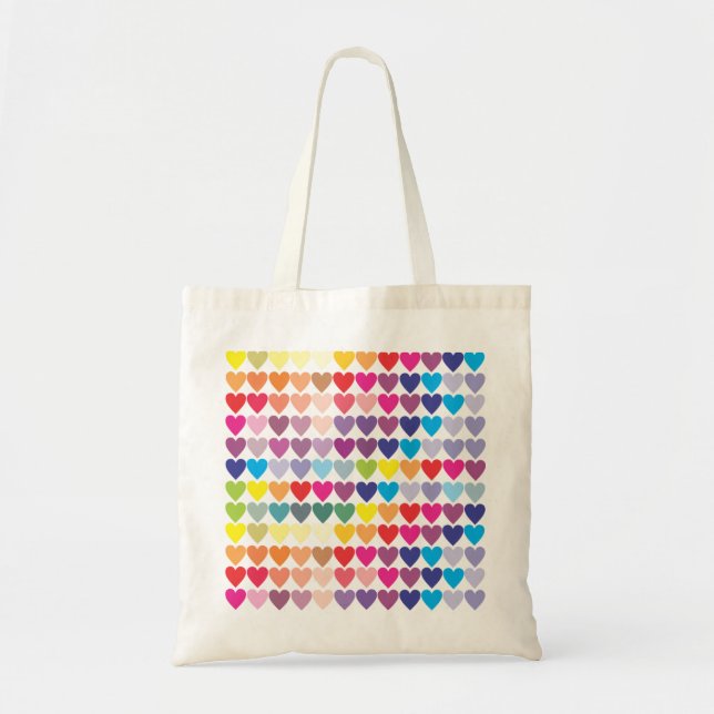 Rainbow Hearts Tygkasse (Framsidan)