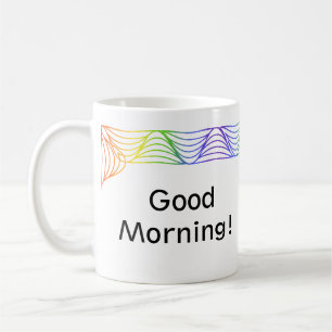 Rainbow Heat Wave Gräns Personlig mugg
