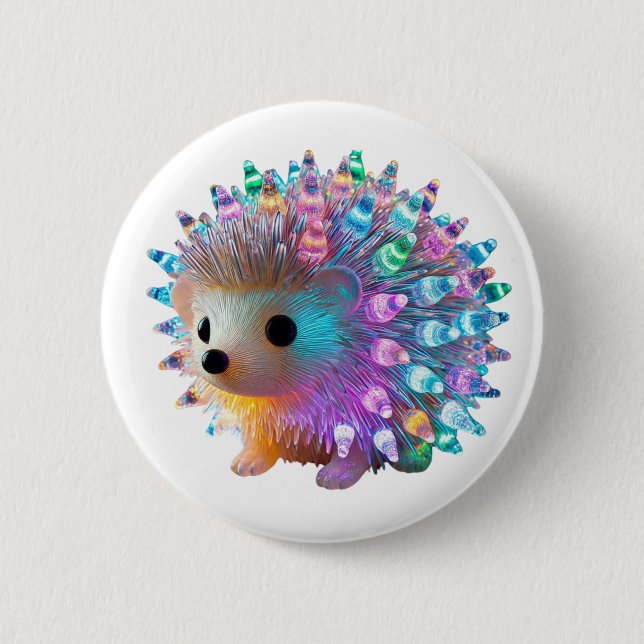 Rainbow Hedgehog Delight Knapp (Framsida)