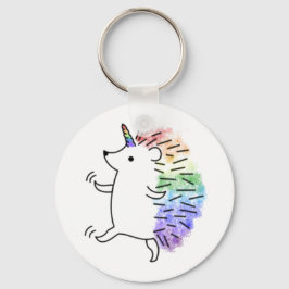 Rainbow Hedgicorn Nyckelring