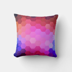 Rainbow Hexagon Chevron Mönster #2 Kudde