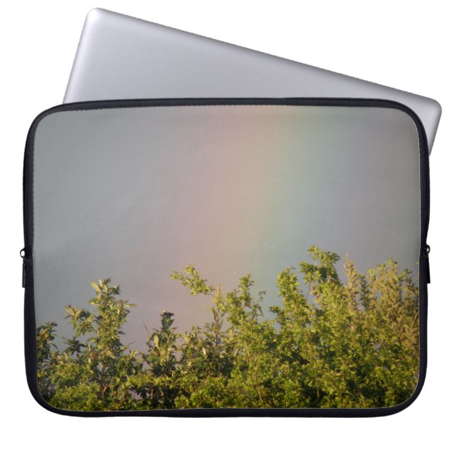 Rainbow Himlar bärbar dator, blogg Laptop Sleeve (Framsidan)