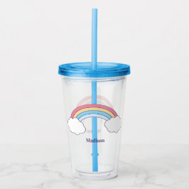 Rainbow Himlar, egna namntumörer Take Away Mugg